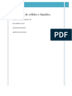 Densidad de sólidos y líquidos reporte #2 de quimica