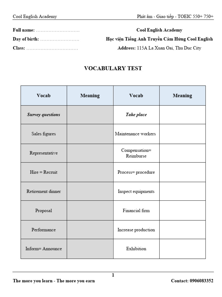 Photo inspiration: Picture Idea: Lesson 21 Toeic Offline Test