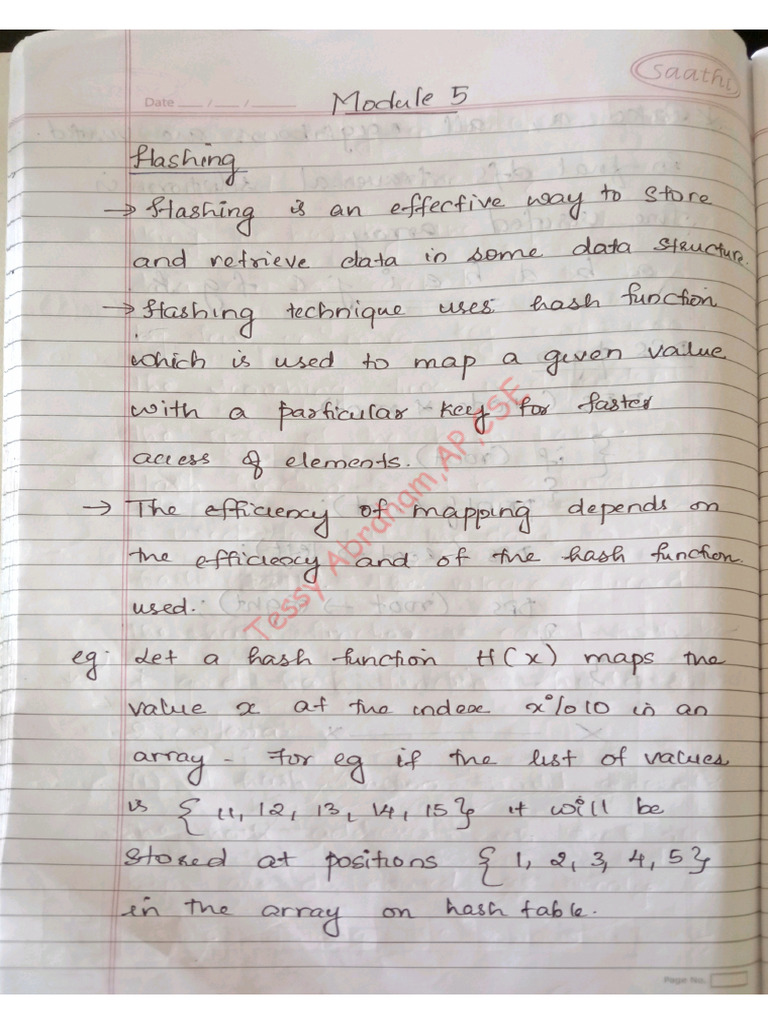 Module 5 Notes | PDF