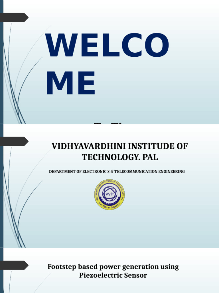 Foot Step Power Generation Using Pizzo Electric Sensor and Arduino ...