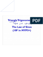 Triangle Trig - Sine Rule