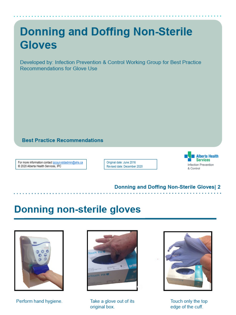 Best Practices for Glove Use | PDF | Glove | Hand