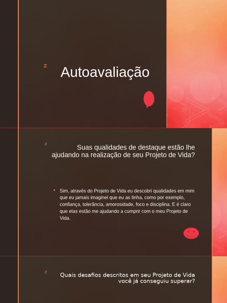 Reflexões sobre Projeto de Vida e Superação | PDF