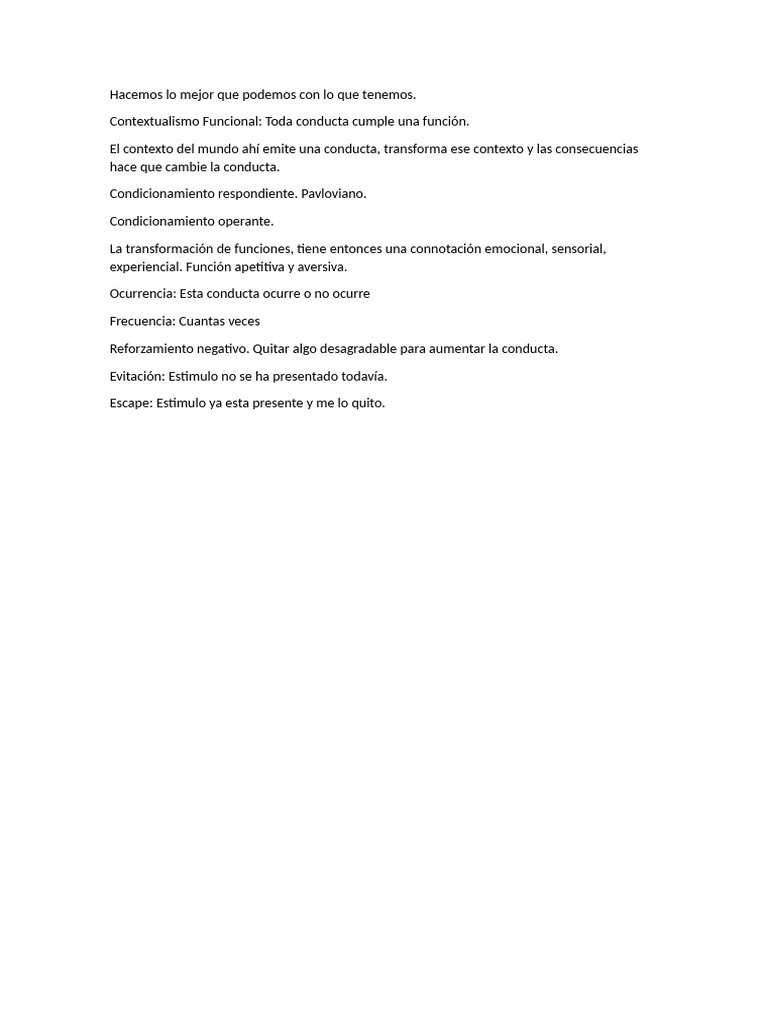 Hacemos Lo Mejor Que Podemos Con Lo Que Tenemos | PDF