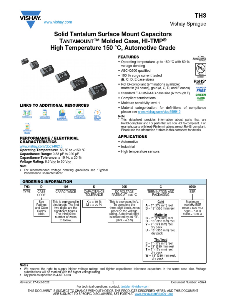 10 uF Capacitors | PDF | Capacitor | Electrical Components