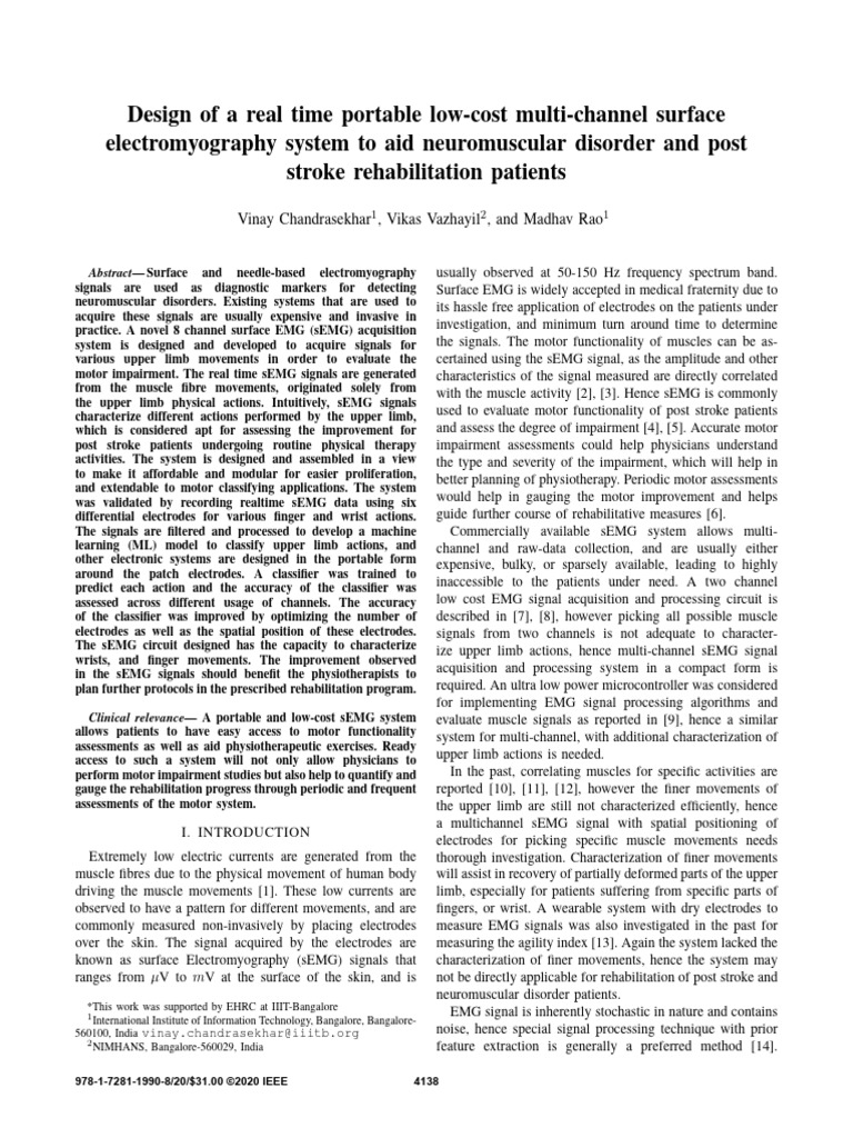 Design of A Real Time Portable Low-Cost Multi-Channel Surface | PDF ...