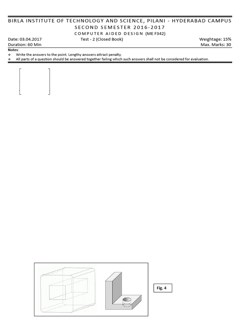 Test 2 | PDF | Mathematics | Classical Geometry