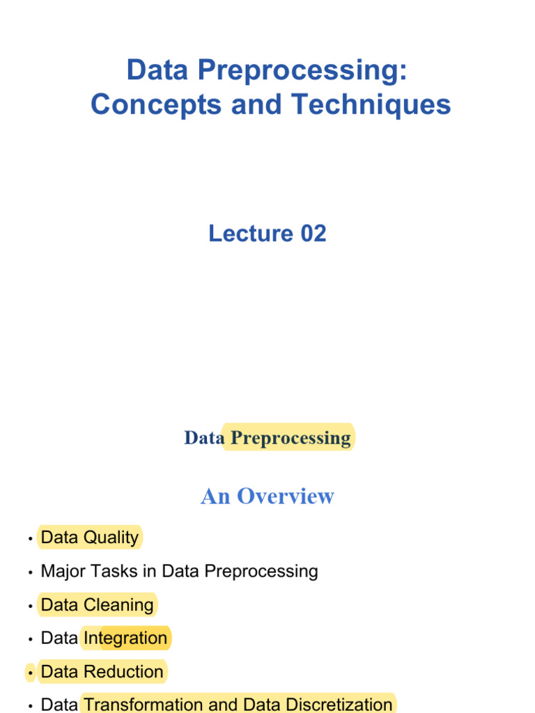Data Preprocessing Techniques Explained | PDF | Quartile | Applied ...