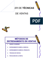 TECNICA DE VENTAS