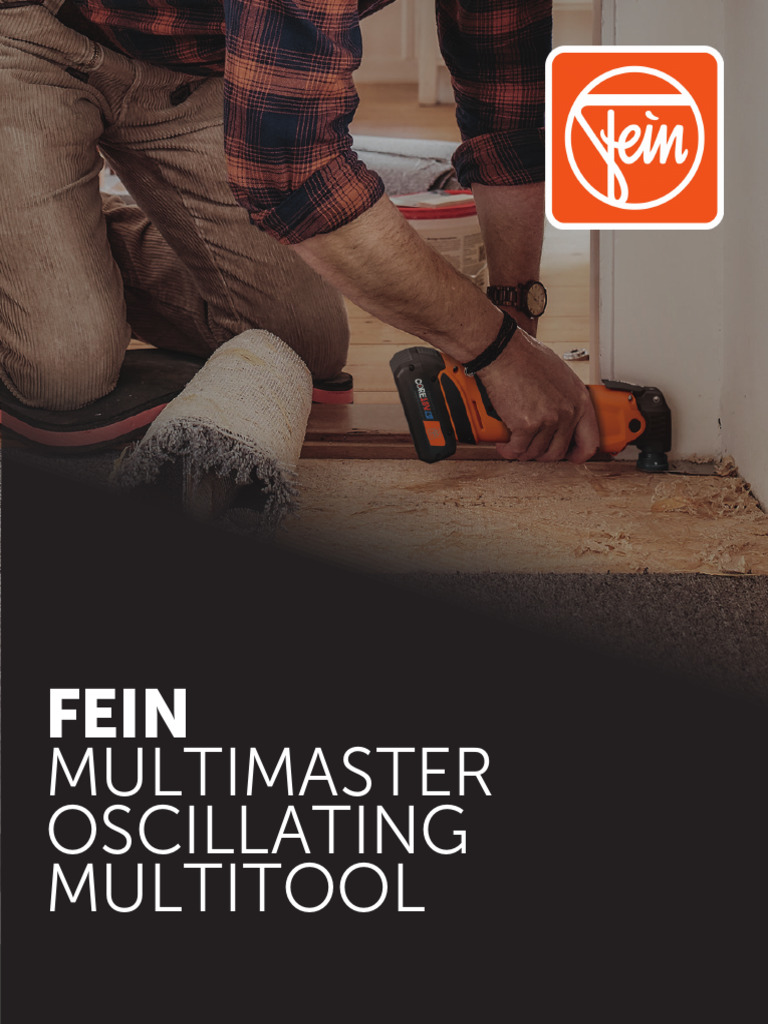 FEIN Oscillating Multitool Overview | PDF | Vacuum Cleaner | Battery ...