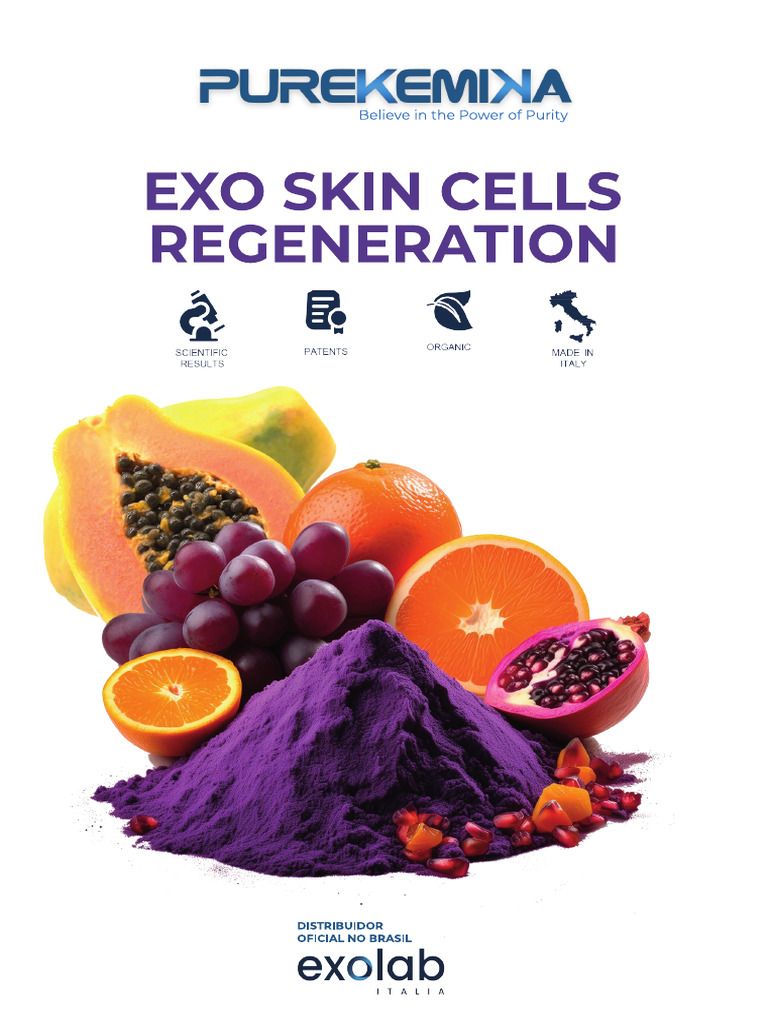 Exo Skin Cells: Regeneração e Inovação | PDF | Antioxidante | Vesícula ...