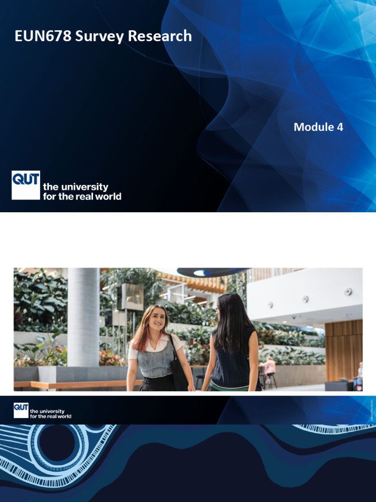 Week 4 EUN678 Module 4 - 2024 - S2 - Final | PDF | Survey Methodology ...