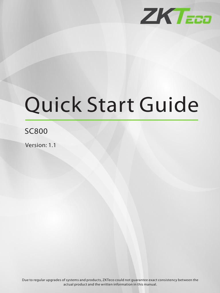 SC800 Quick Start Installation Guide | PDF | Qr Code | Port (Computer ...