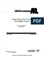 Raymond Von Wahlde and Dennis Metz- Sniper Weapon Fire Control Error Budget Analysis