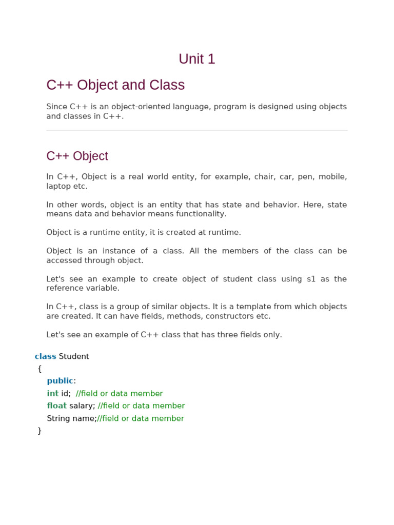 c++theory | PDF | Programming | Constructor (Object Oriented Programming)
