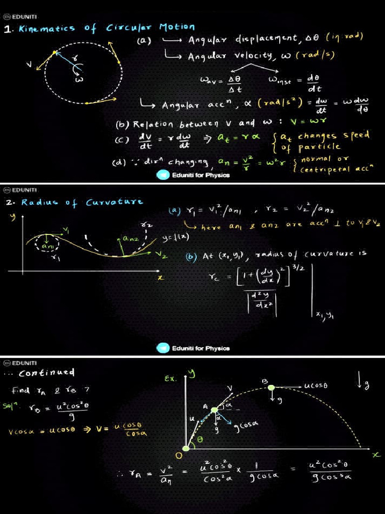 Circular Motion | PDF | Space | Mechanical Engineering