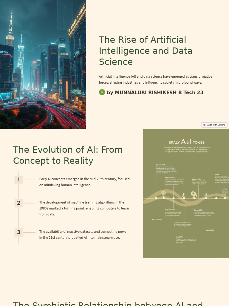 The Rise of Artificial Intelligence and Data Science | PDF | Artificial ...