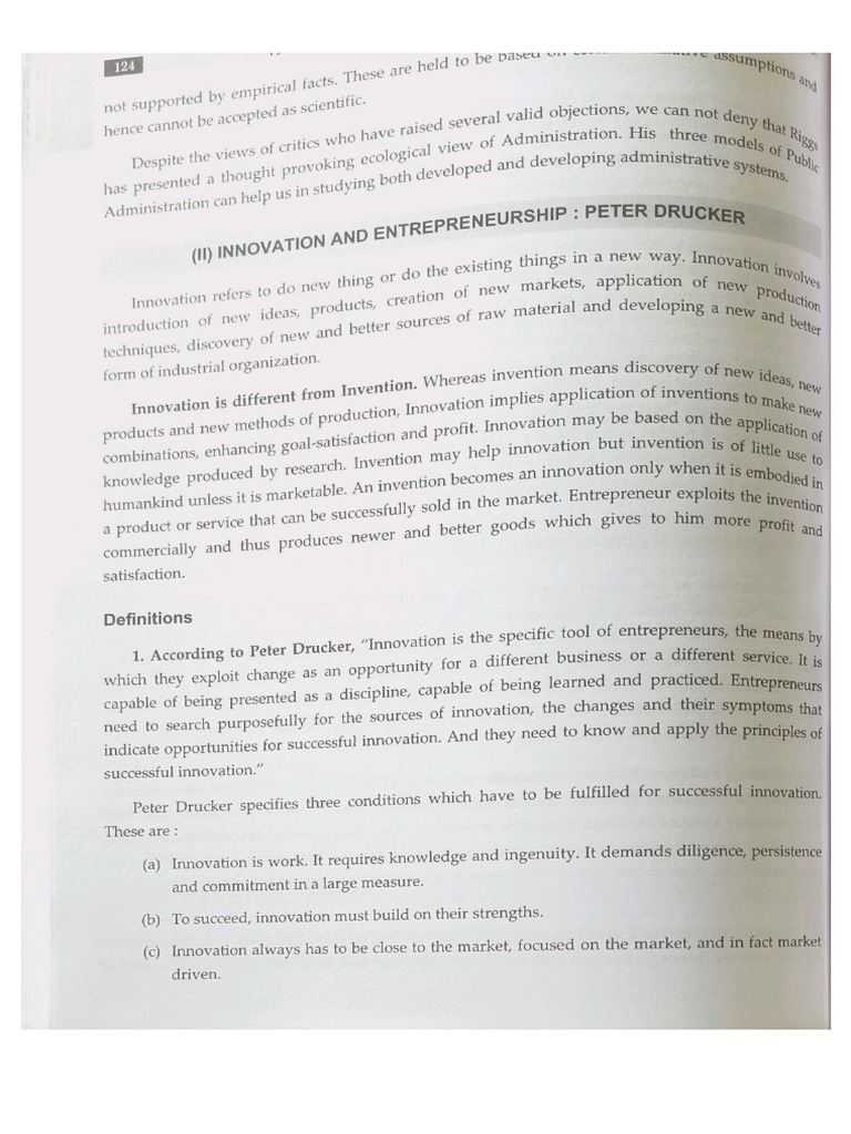 Innovation And Entrepreneurship Pdf