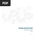 Blackberry Unite! Getting Started Guide