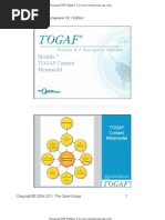 TOGAF V91 M7 Metamodel