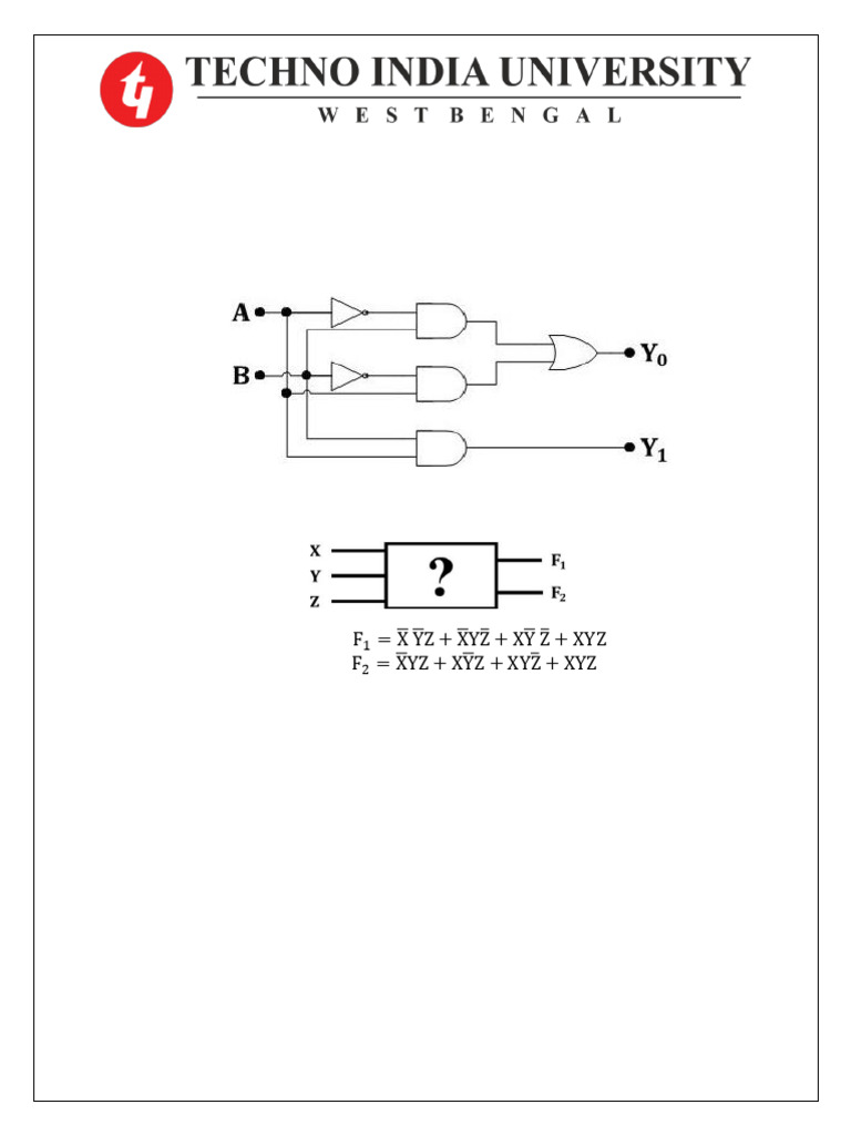 Electronics Engineering Circuit Exercises | PDF | Logic Gate ...