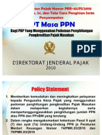 Sosialisasi SPT Masa PPN 1111 DM OK