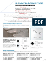 Tap Shower Bath Sensors