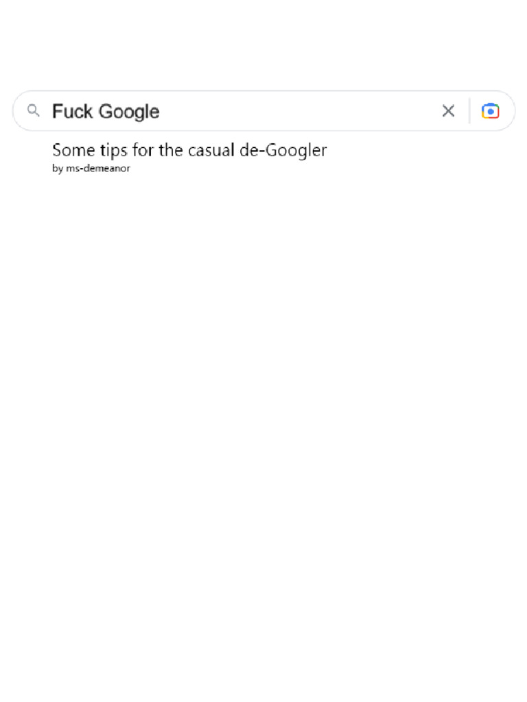 Fuck Google | PDF | Gmail | Computer Data Storage