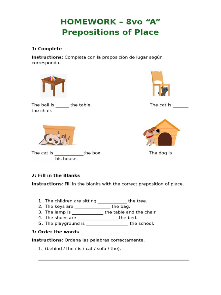 HOMEWORK - 8vo 