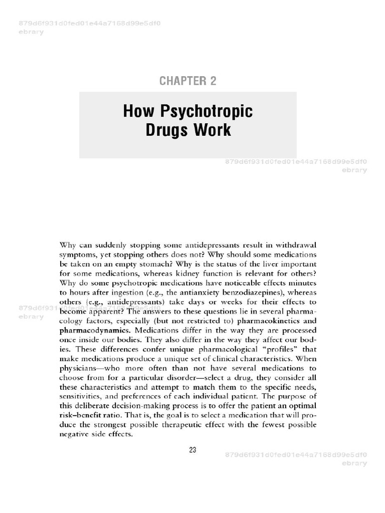 586HOWPSYCHOTROPICDRUGSWORKThe Therapist s Guide to Psychopharmacology ...
