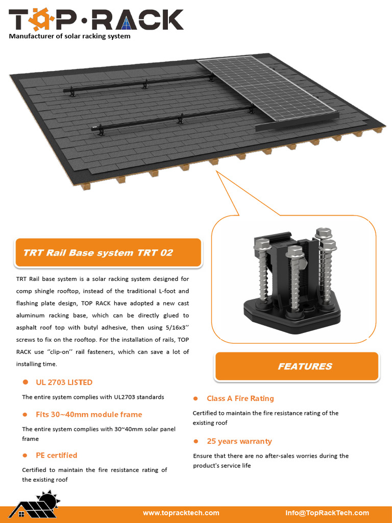 Innovative Solar Racking Systems | PDF | Roof | Solar Panel