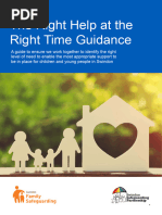 Right Help, Right Time Framework Guide | PDF | Child Abuse | Child Neglect