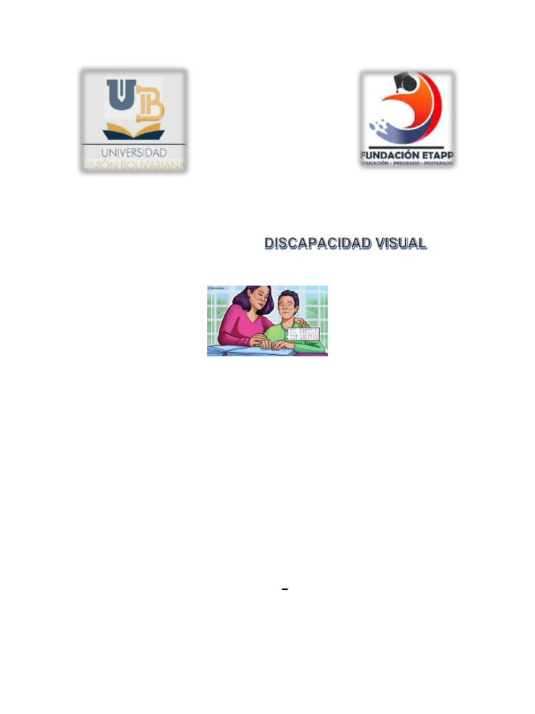 Características de la Discapacidad Visual | PDF | Ojo humano ...