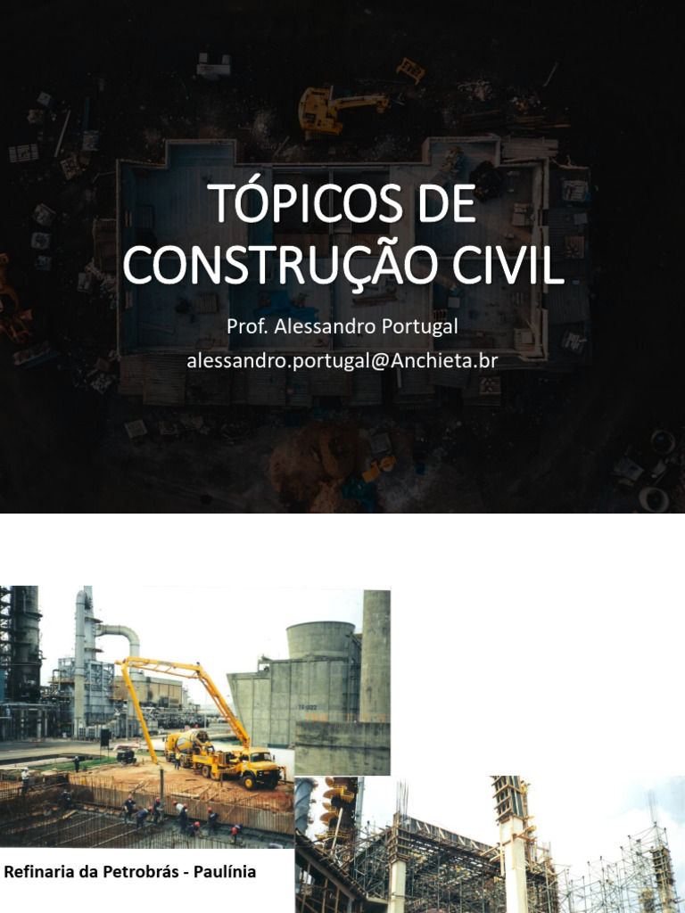 Aula 02 T%C3%B3picos+de+Constru%C3%A7%C3%A3o+Civil 2024 | PDF | São Paulo