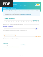 IXL Diagnostic Scores Overview | PDF