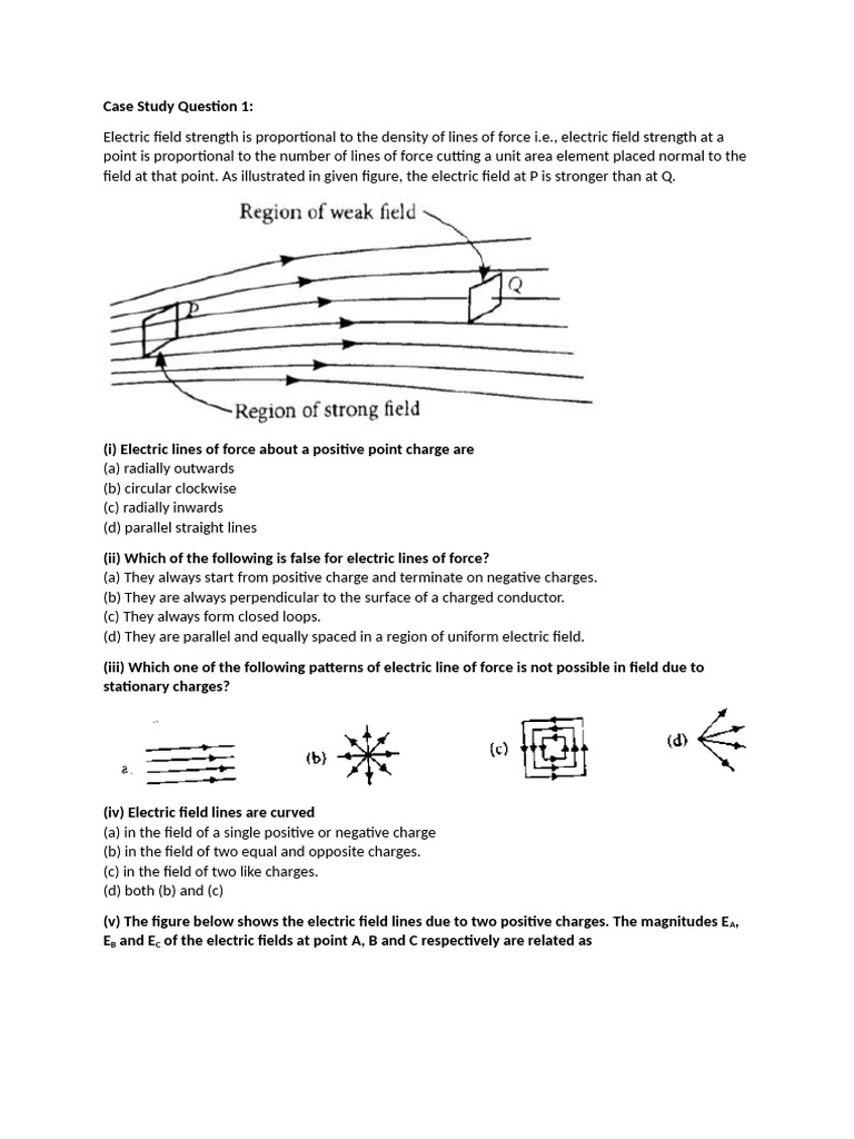 Physics Exam Prep: Electric Fields | PDF | Electric Charge | Electron