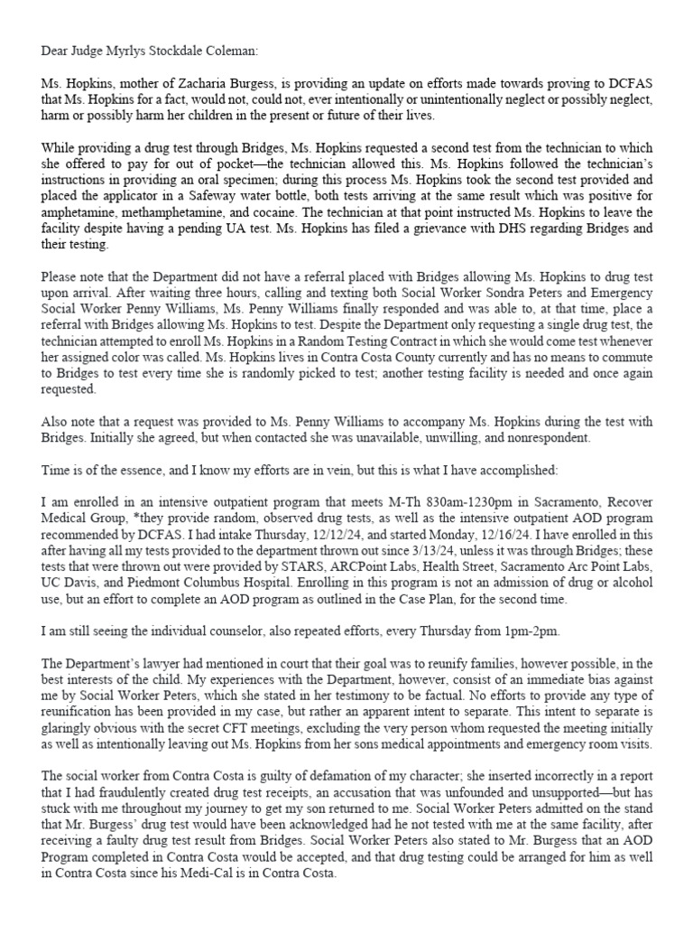 Dear Judge | PDF