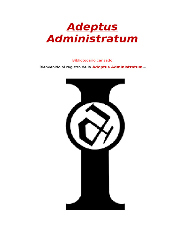 08 Adeptus Administratum | PDF | imperio Romano | Regimiento