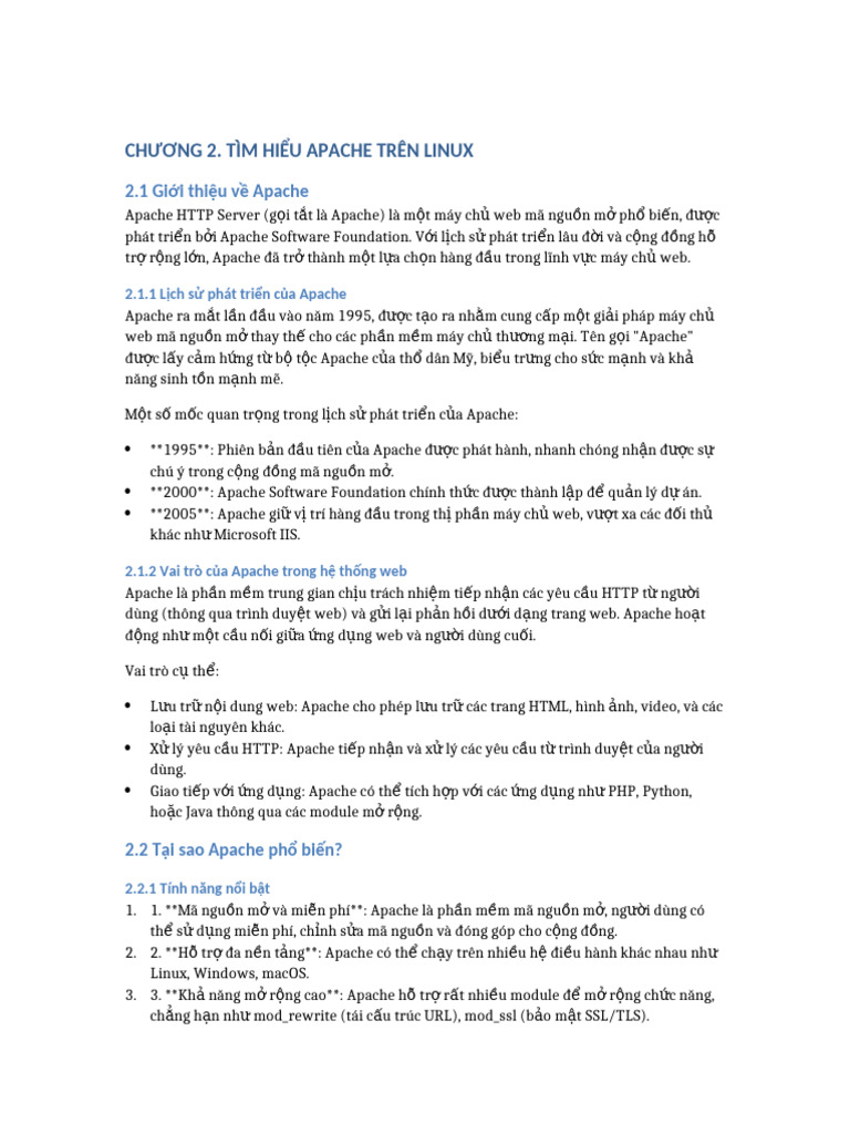 Tim Hieu Apache Tren Linux | PDF