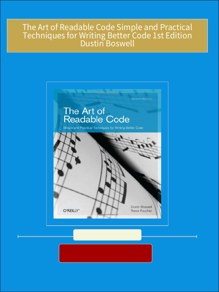 Instant Download The Art of Readable Code Simple and Practical ...