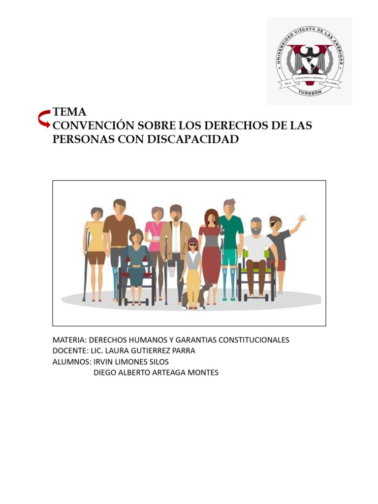 Derechos de Personas con Discapacidad | PDF | Invalidez | Accesibilidad