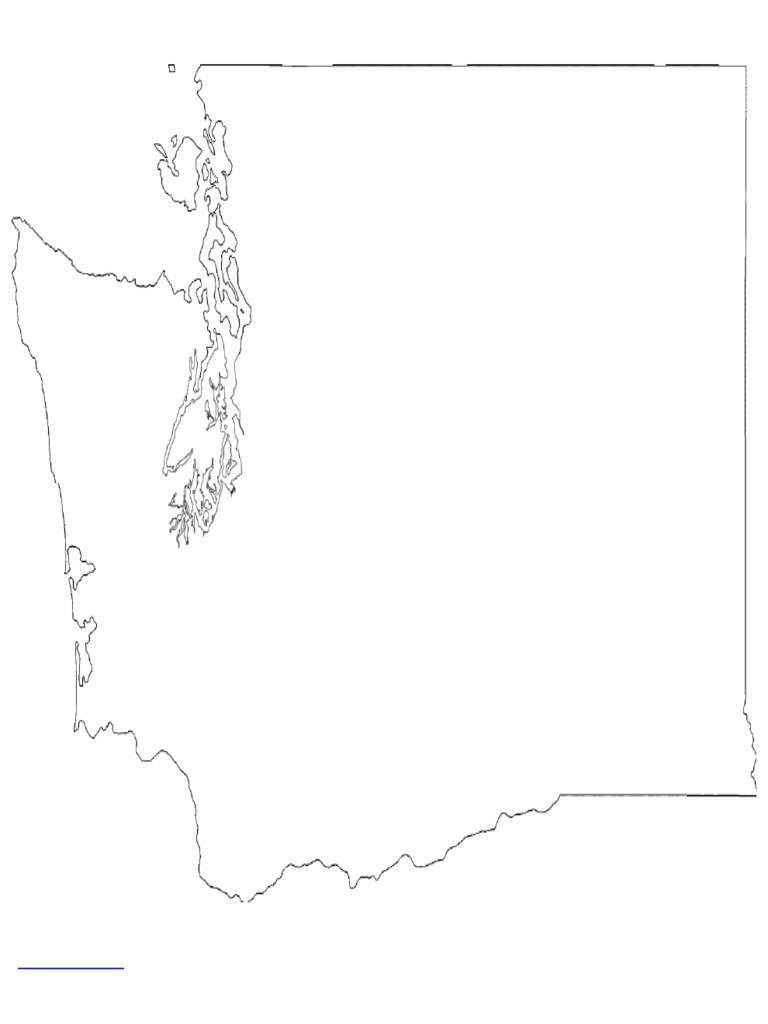 Washington Outline Map | PDF
