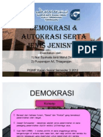 Sains Politik: Jenis Demokrasi & Autokrasi