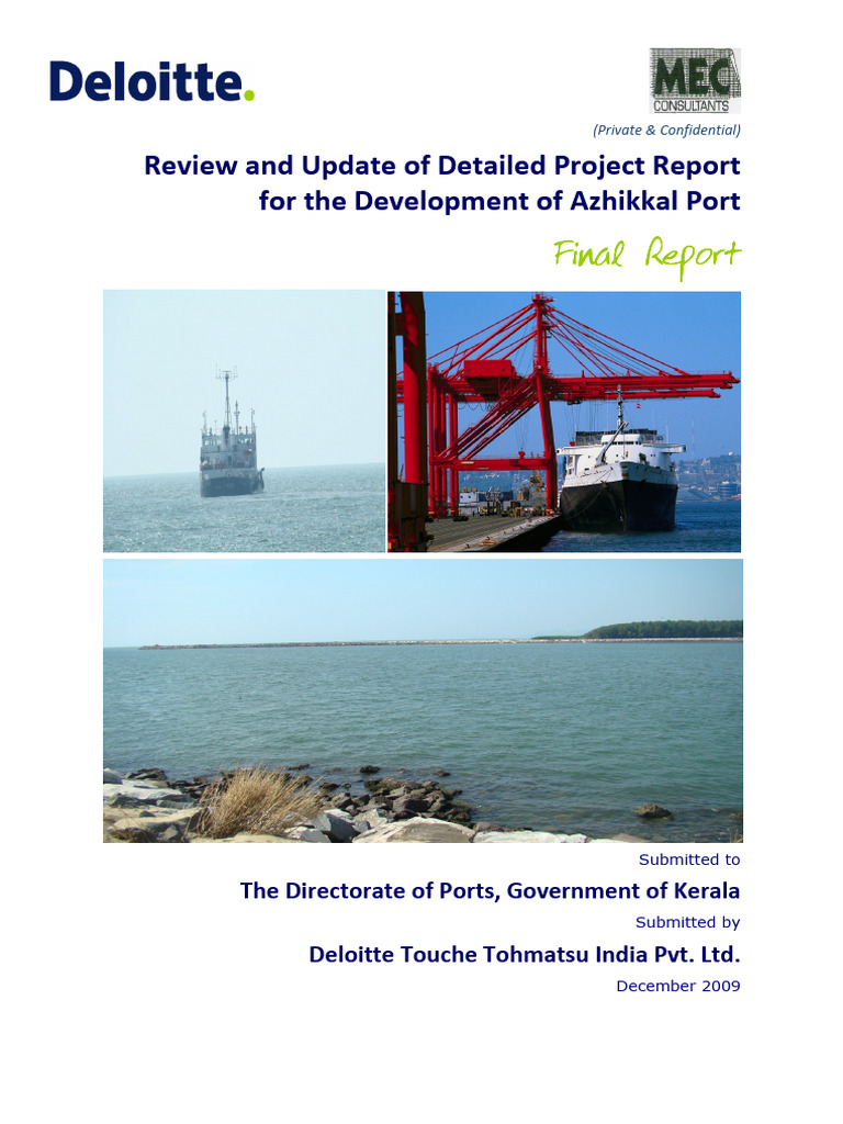 Review and Update of Detailed Project Re | PDF | Port | Internal Rate ...