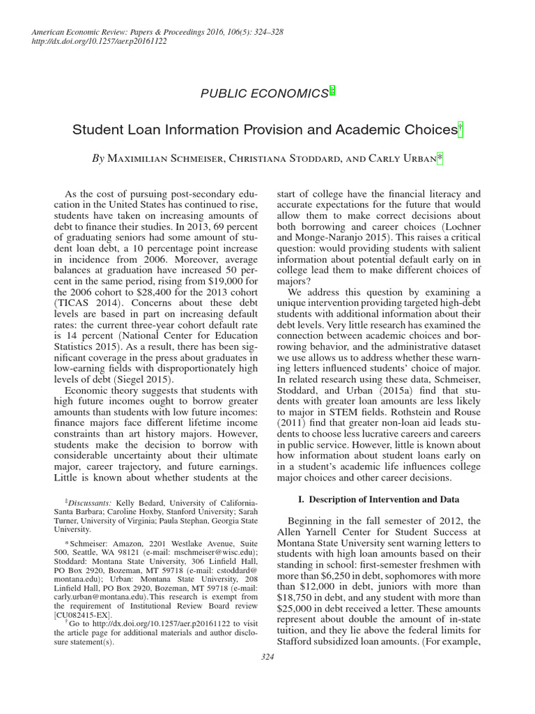 Student Loan Pdf Student Loan Loans