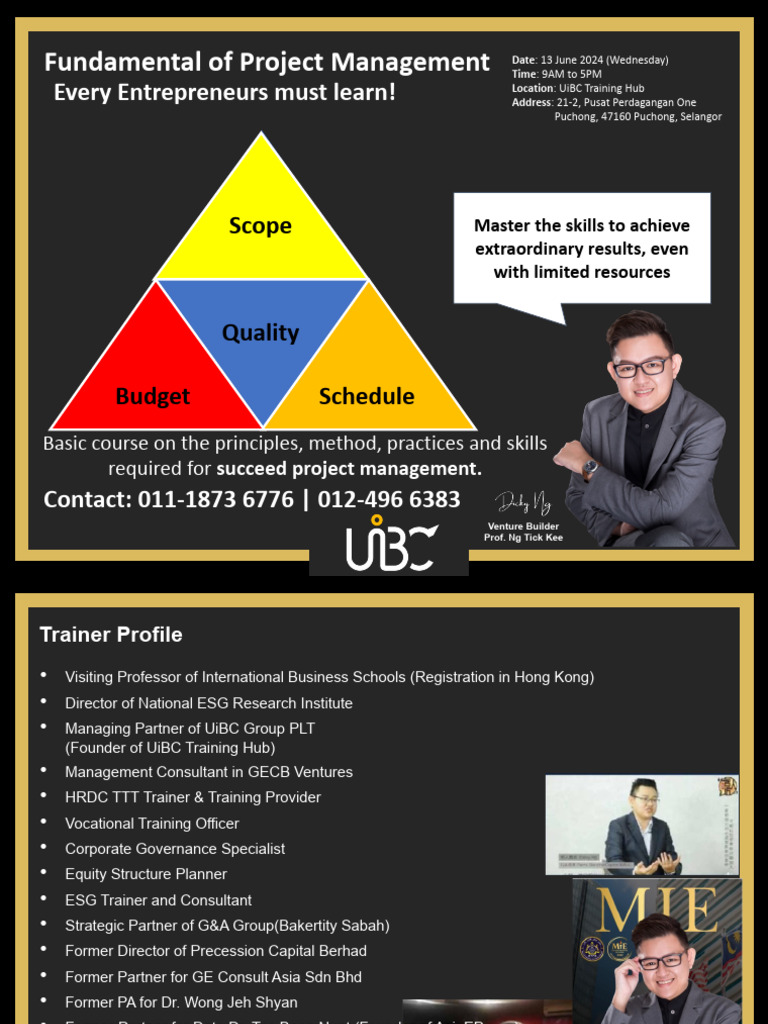 Project Management Fundamentals Course | PDF | Project Management ...