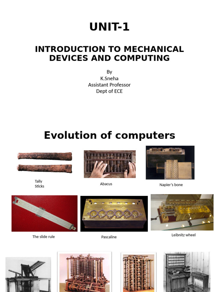 Unit 1 | PDF