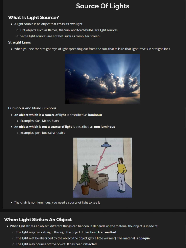 Light (Physics) | PDF