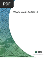 Whats New in Arcgis 10