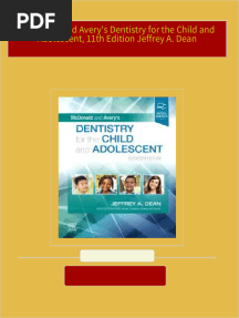 Full Download McDonald and Avery's Dentistry for the Child and Adolescent, 11th Edition Jeffrey A. Dean PDF DOCX